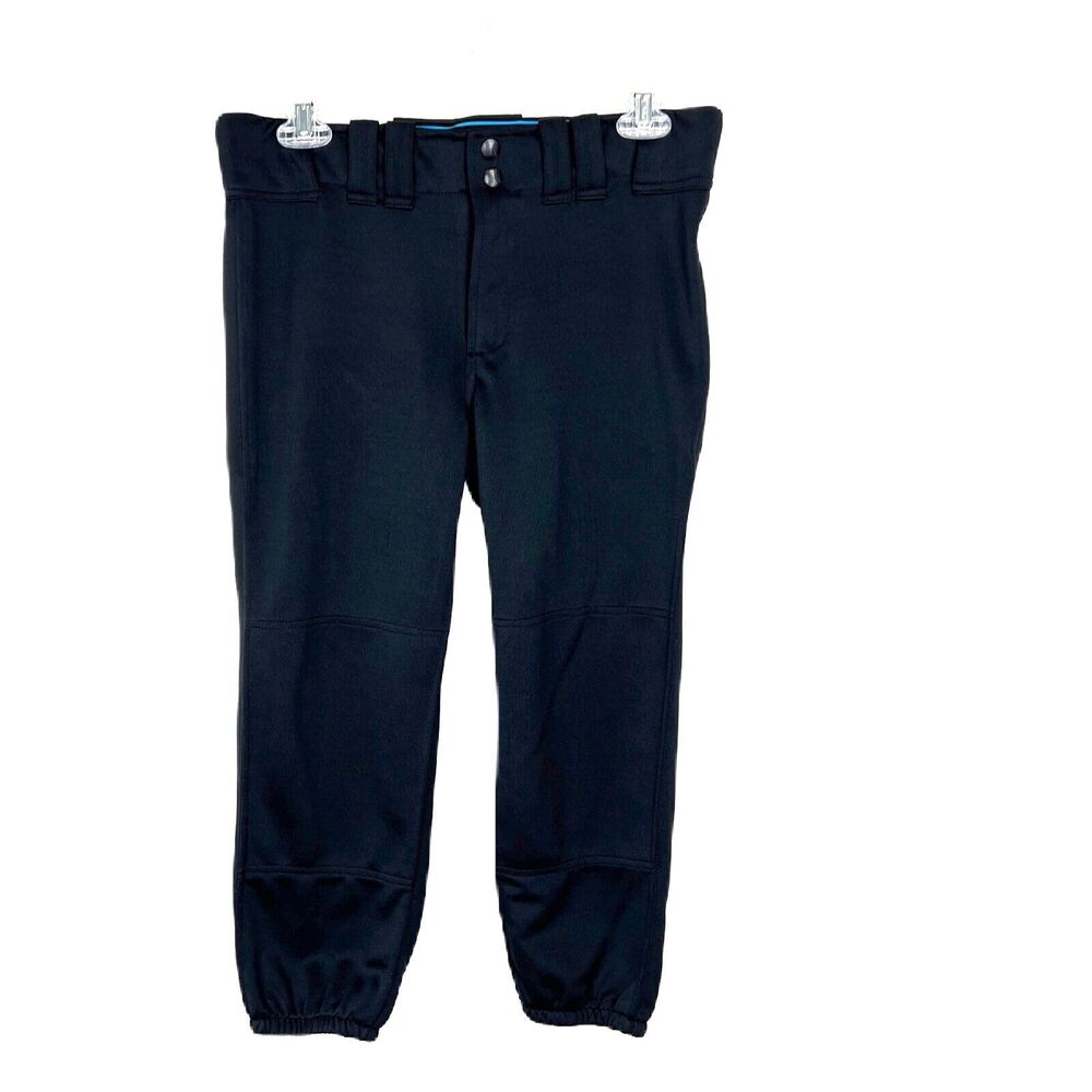 Rip-It Softball Baseball Pants Women Small Black Cropped Activewear Sport Bottom